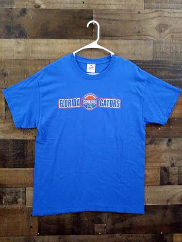 NCAA College UNIVERSITY FLORIDA GATORS Blue Orange Sunshine Showdown Football Shirt