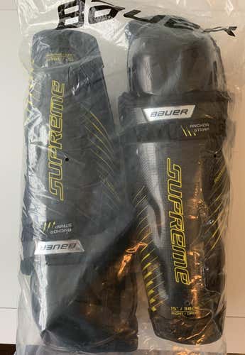 Bauer 1S 15” Shin Pads Pro Stock