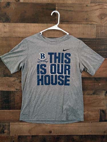 New Nike Dri Fit BERKELEY PREPATORY Football Tampa Florida Polyester Performance Shirt