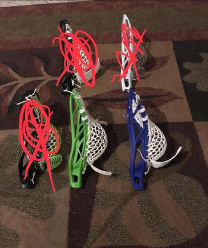 Lacrosse heads For Sale (read Description)