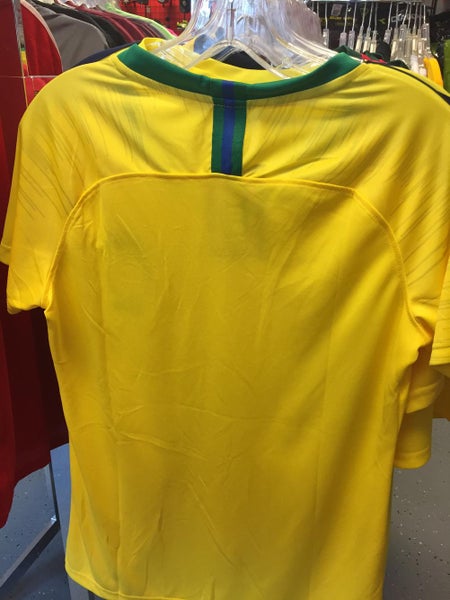 Women's Brazil replica soccer jersey