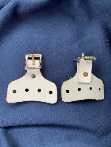 New Adjustable Goalie Pad Buckle, White