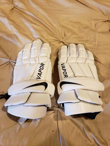 New White Nike Vapor Gloves