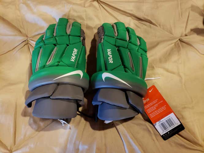 New Green Nike Vapor Gloves with tag