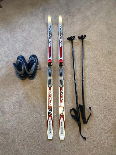 Rossignol Cross Country Skis, Polls Boots
