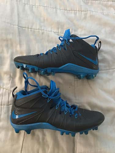 Grey/Blue Huarache 4 Cleats