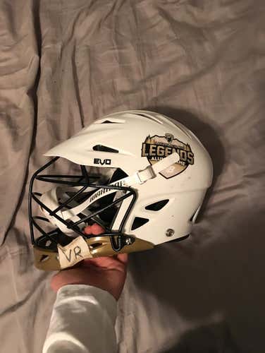 USED ADULT EVO LAKE PLACID ALUMNI GAME HELMET WILLLING TO NEGOTIATE PRICE