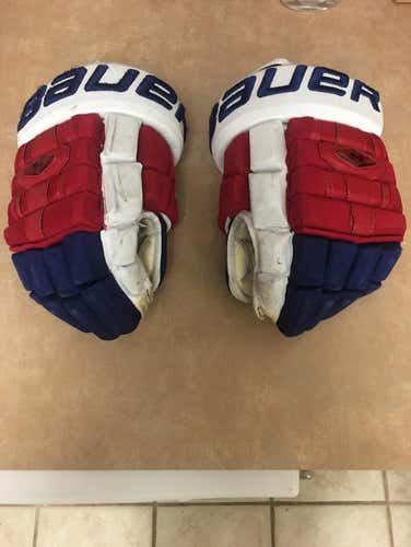 PRO STOCK NEW YORK RANGERS GLOVES