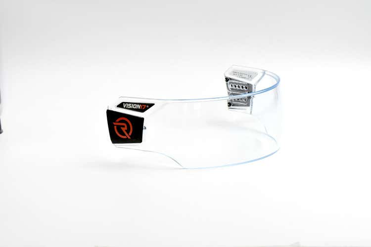 Ronin Hiro-5 PRO Vented-Cut Hockey Visor (CE Cert) Straight-Cut (SHOT-LOCK and INVISIBLE-EDGE Tech)