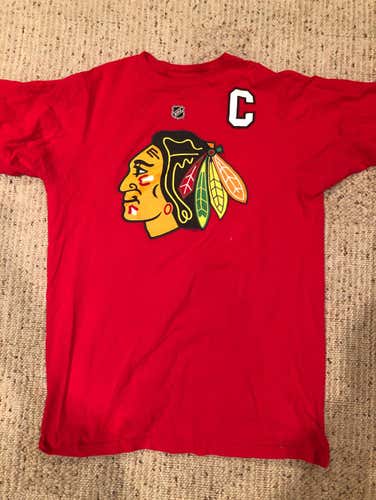 Reebok Jonathan Toews Chicago Blackhawks Jersey Shirt Adult M