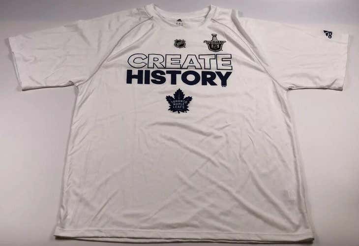 Pro Stock Pro Return Large adidas climalite Shirt Toronto Maple Leafs Stadium