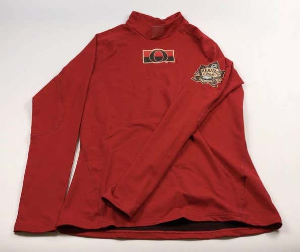 Pro Stock Pro Return XL adidas Speedwick Long Sleeve Shirt Ottawa Senators