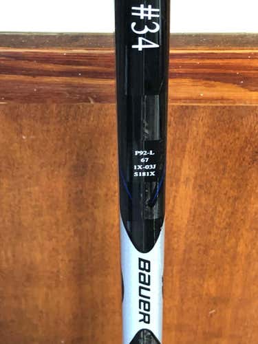 Bauer Vapor 1X Lite Stick Lefty Mid Intermediate Pro Stock P92 67flex