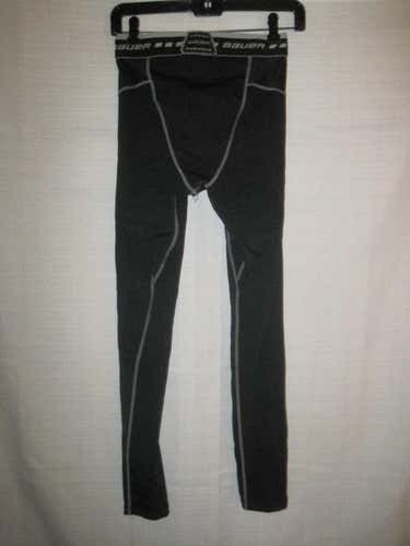 Bauer Compression Fit Jock Hockey Pants men's S black long underwear