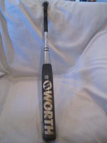 Worth 3DX Slowpitch Softball Bat Adult 34" 28 oz. black Aluminum Composite Shell