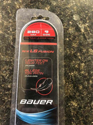 New Bauer Ls Fusion Steel Size 9
