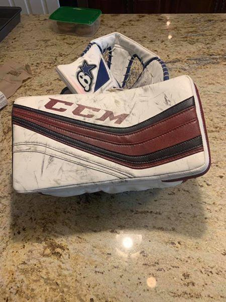 Mike Smith CCM Premier Pro Return Goalie Blocker Regular Pro Stock