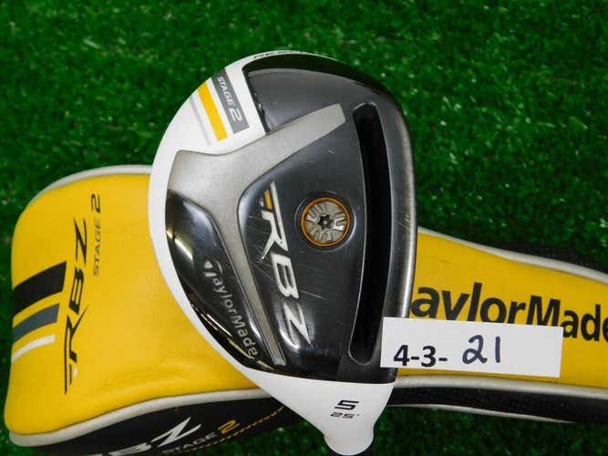 TaylorMade RBZ Stage 2 25* 5 Hybrid RocketFuel 65g M Senior Graphite with HC(Firm Price.No Trades)