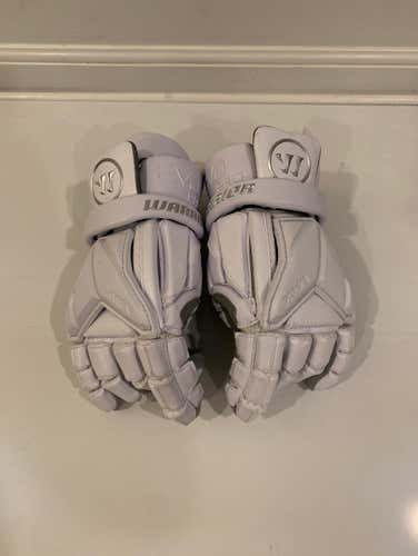 All White Warrior EVO PRO Gloves (New)