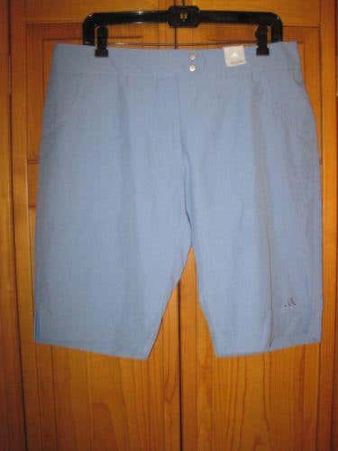 Adidas OTG Golf Shorts women's L Long blue NWT NEW