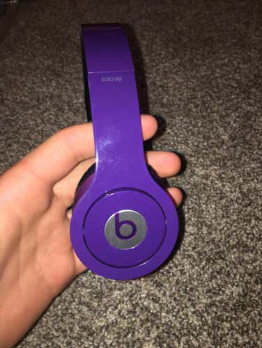 Beats Solo Headphones Purple