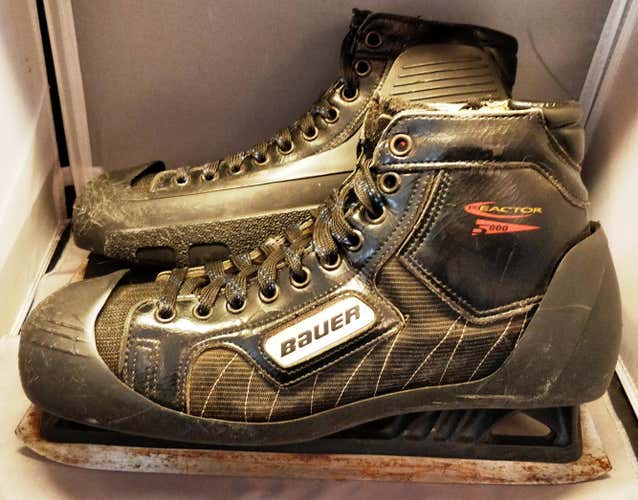 Bauer Reactor 5000 Goalie Skates Senior Size 10