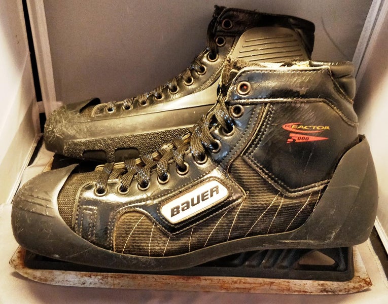 Bauer Reactor 5000 Goalie Skates Senior Size 10