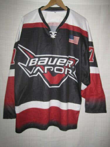 Bauer Vapor AAA Hockey Jersey men's L black #7 Minnesota