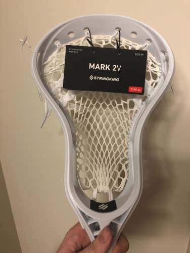 Mark 2V Strung Lacrosse Head 4S Mesh