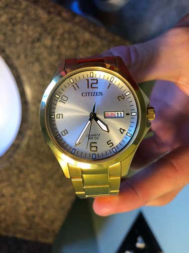 Citizen Men’s Quartz Gold Stainless-Steel Watch 40mm