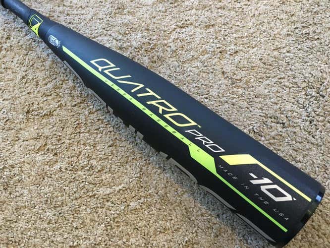 2019 Rawlings QUATRO Pro -10 Baseball Bat ~ 29/19 ~ USSSA New Store Demo