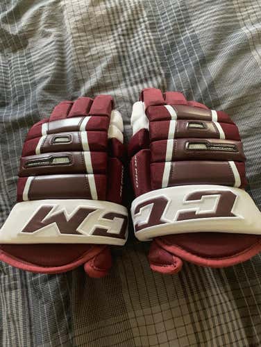 14” MAROON CCM 4R PRO GLOVES BRAND NEW