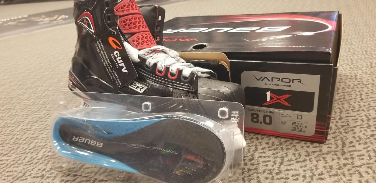 New Bauer Vapor 1X 2.0  Senior Size 8