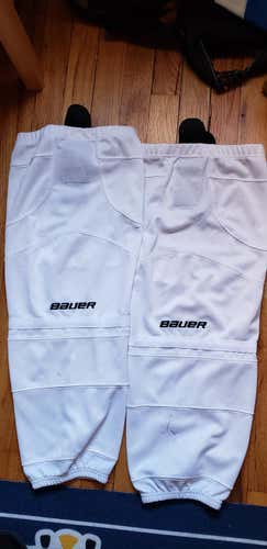 Bauer White Hockey Socks