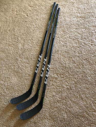 3 Pack Ccm Ribcore Trigger 2 Rh 75 Flex Grip Max Height P92 Slight To Kink