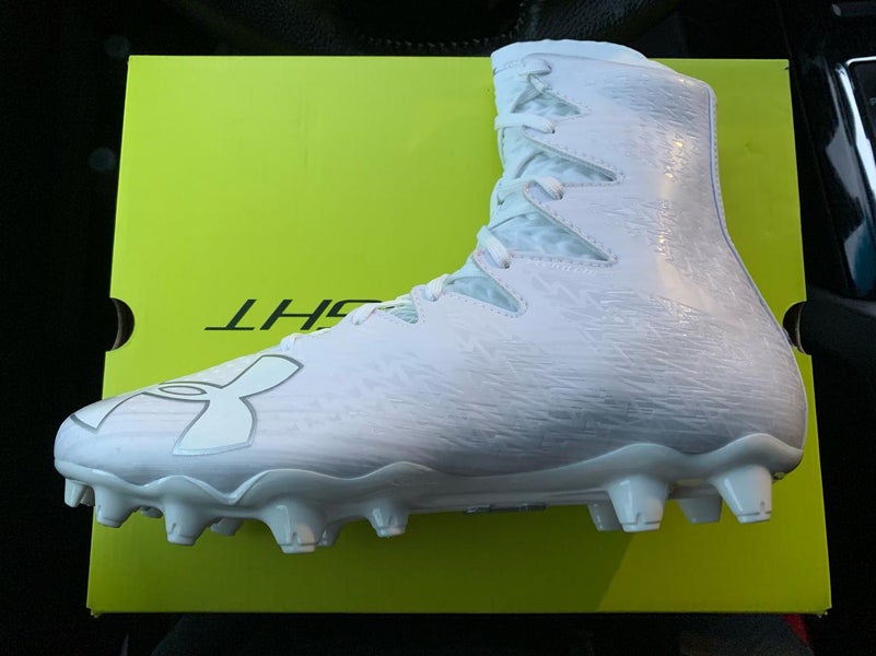 Under Armour Highlight MC Cleats White Size 10 Brand New