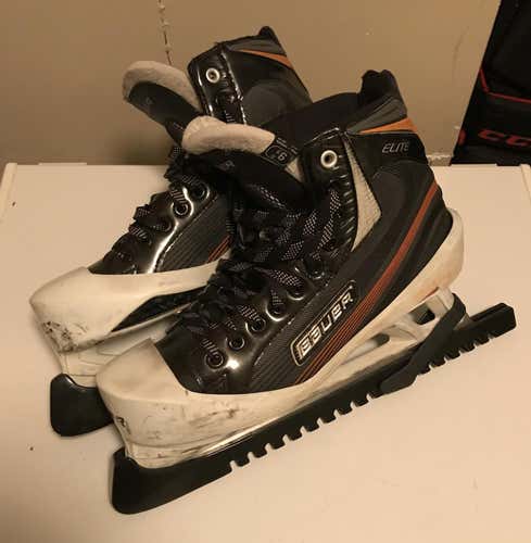 Bauer Elite Senior Goal Skates Size 9.5D