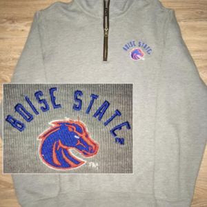 (Medium) New Boise State Broncos Pullover Fleece