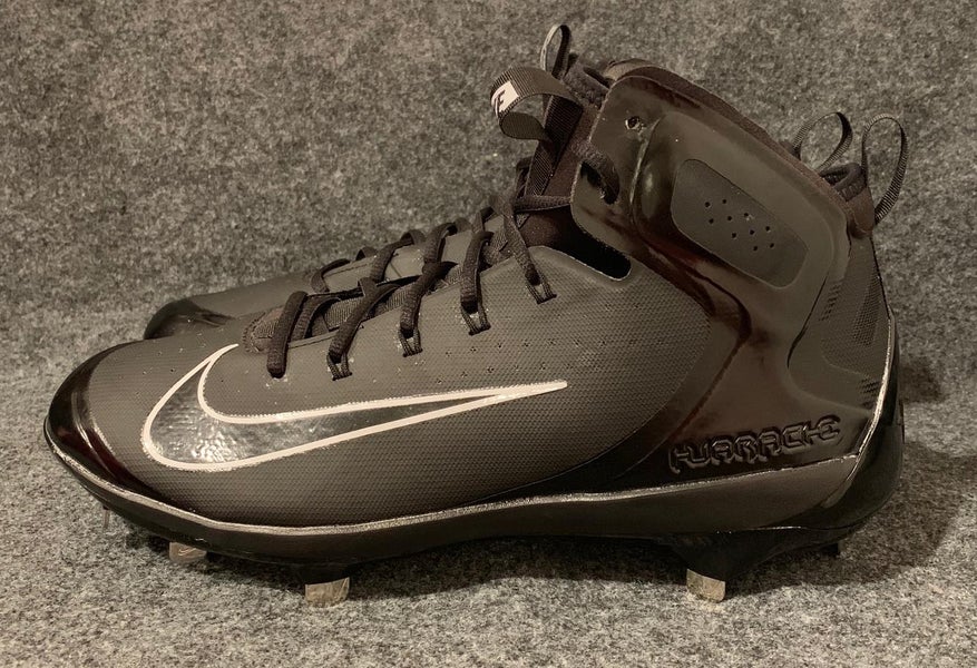 Men’s Nike Alpha Huarache Elite Metal Baseball Cleats Black 923428-001 Size 12