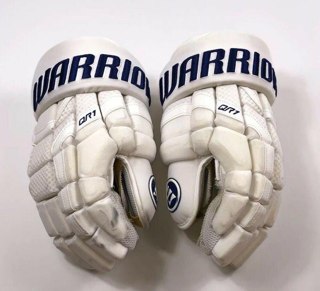 Pro Stock Pro Return 14” Warrior QR1 Gloves Toronto Maple Leafs Stadium Series