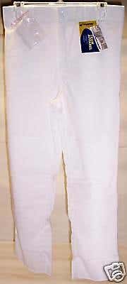 Champro BP6UAW Unhemmed Pro BB Pants Adult XL WHITE