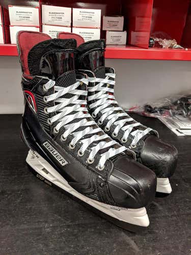 Like New PRO STOCK Bauer Vapor 1X 2.0 Skates Size 10.5D STEP BLACKSTEEL