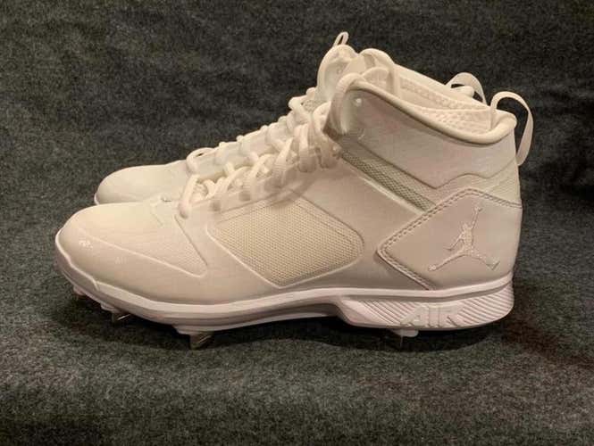 Nike Jordan Jeter Clutch RE2PECT Metal Baseball Cleats AO2914-102 White   Size 11