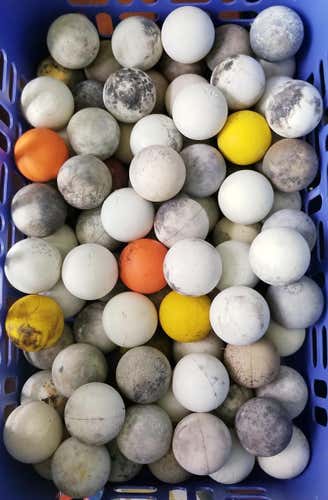 25 Assorted Fair Condition Lacrosse Balls