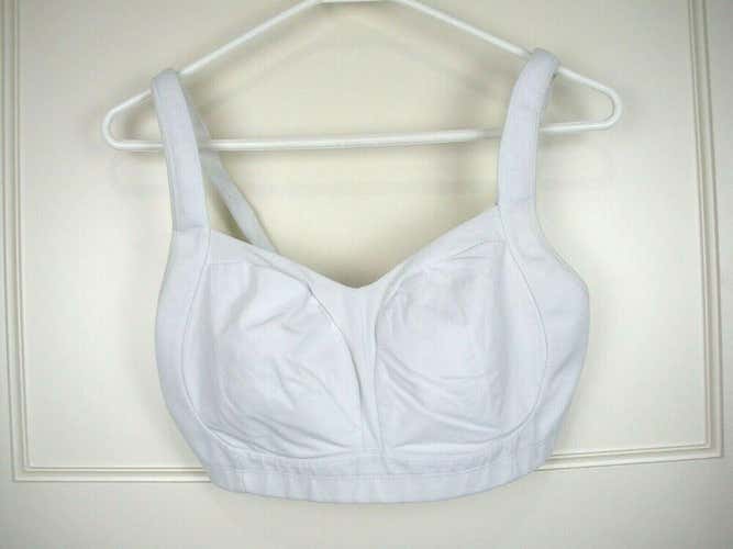 LULULEMON Ta Ta Tamer II White Sports Bra Adjustable Straps 32C