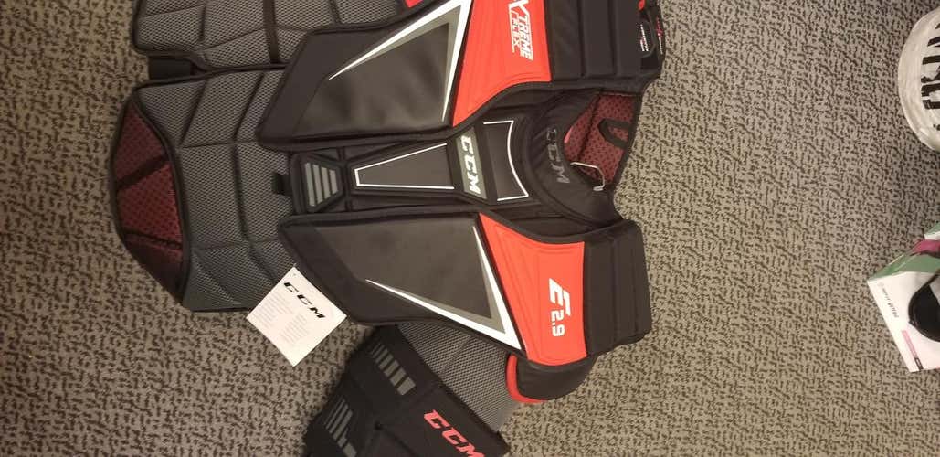 New CCM Eflex E2.9 Goal Chest Senior