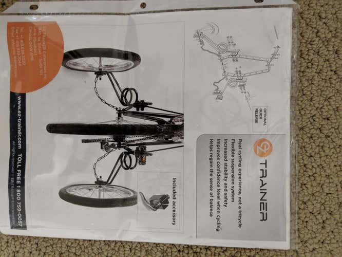 Ez-Trainer stabilizing wheels/adult training wheels