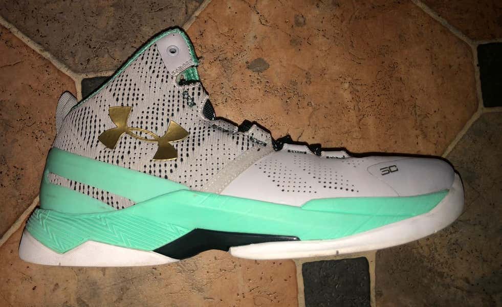 UA curry2 2015初期　25cm UA Curry 2 Size 7 Grey/Mint | SidelineSwap | Buy and Sell on
