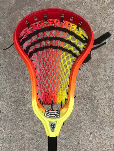 Brand new, custom flame dyed and strung RP3 II X with a Jimilax fusion money mesh.