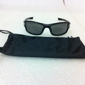 Under Armour Edge Shiny Black Gray Lens Sunglasses MAKE OFFERS
